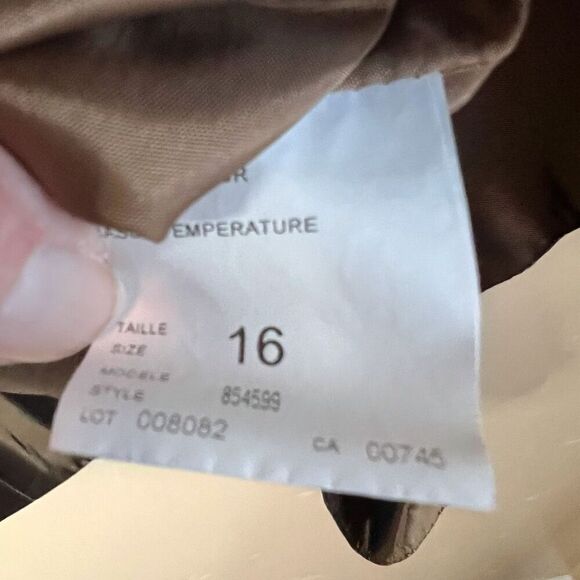 JS Collections Womens Fancy Button Top Size 16 Shoulder Pads Dressy - Picture 3 of 4